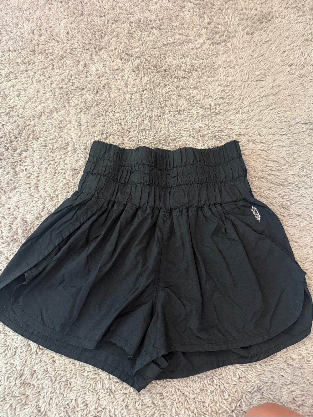 Size small black Freepeople “The Way Home Run Shorts”